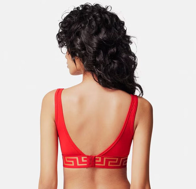 Versace Women's "Jersey Topeka Bi-Stretch" La Greeca Bra Versace sz 2 US S IT 40