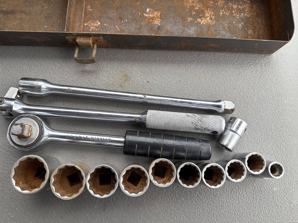 Wright Tool Socket Set with Ratchets and Extensions
