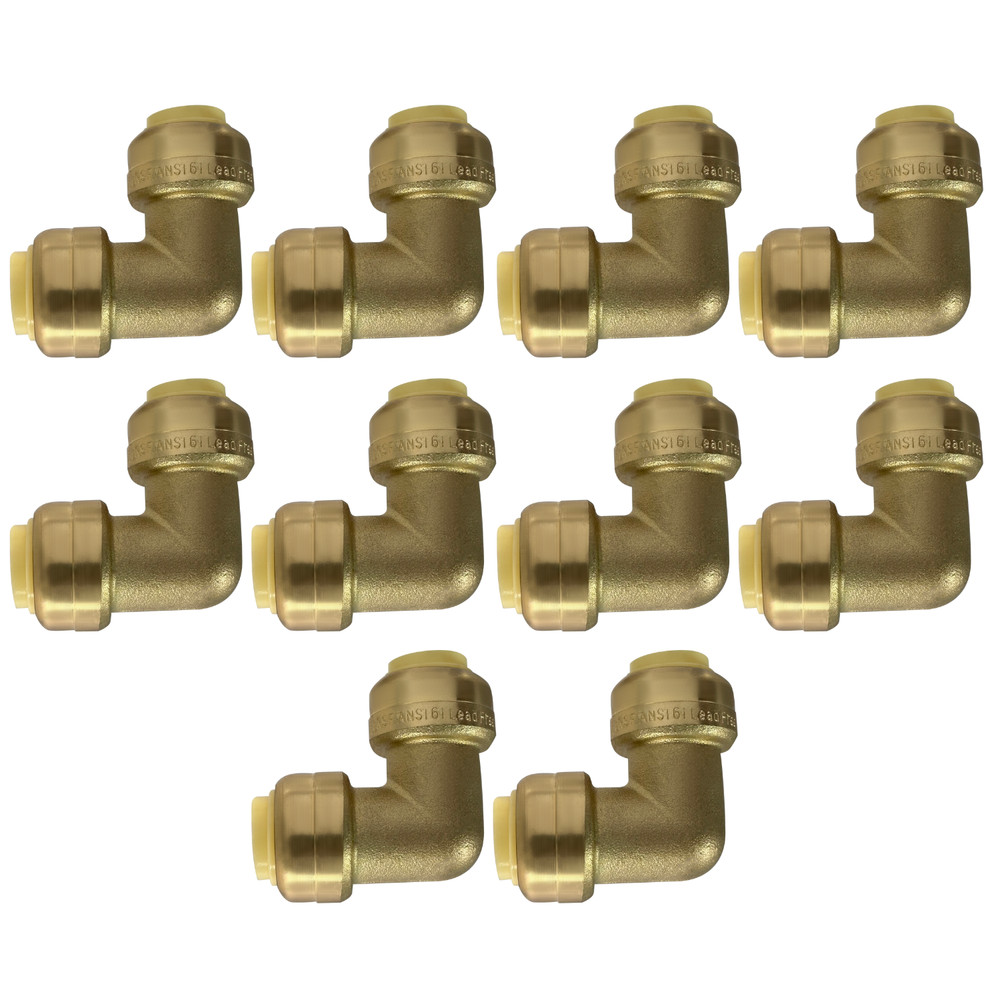 10 Pack XFITTING 3/8" Push Fit Elbow