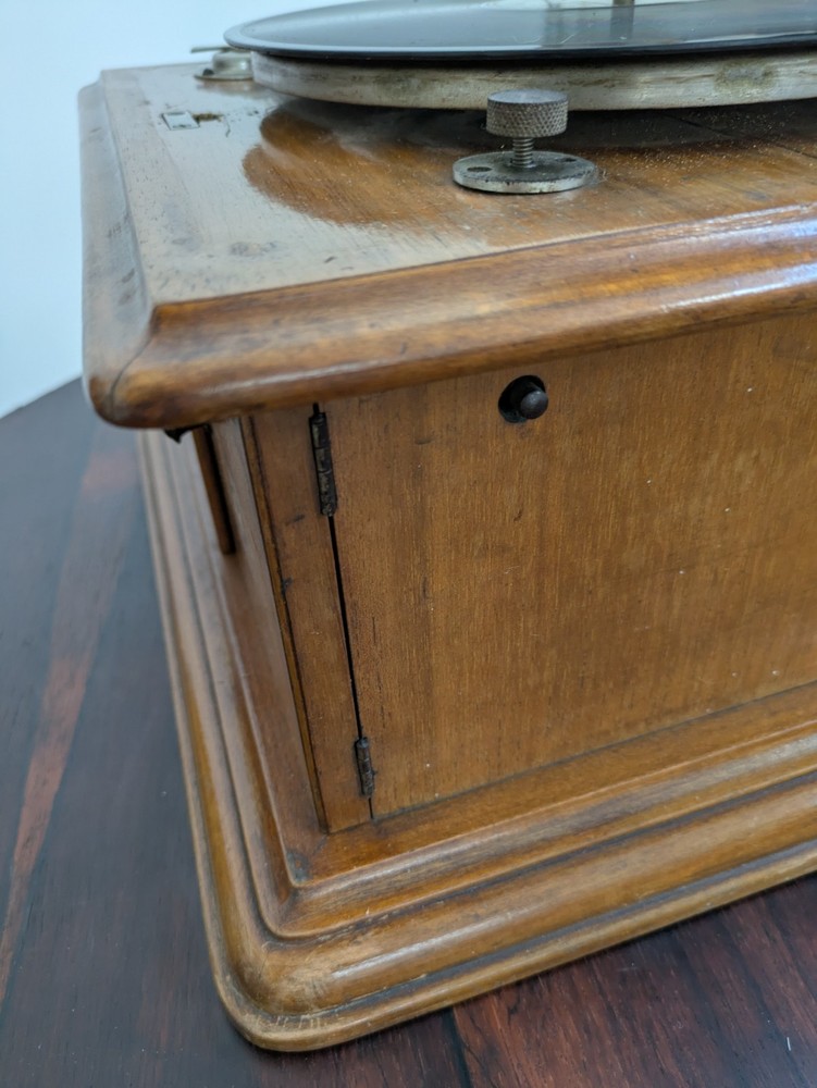 Vintage Solid Wood Gramophone