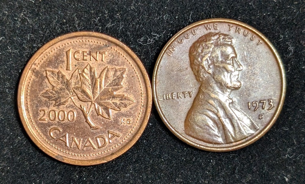 2000 Canada 1 Cent Circulated KM# 289 Brown