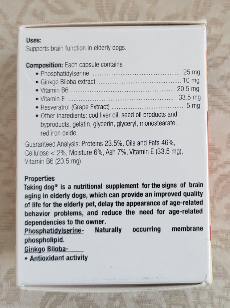 Taking Dog Supplement for Elderly Dogs 30