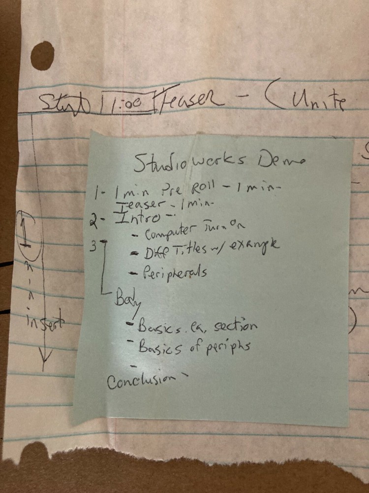 Edit Master Studioworks 3/4" U-Matic Broadcast Master Video Tape Read Descriptio