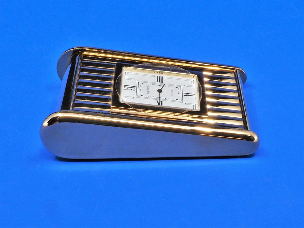 NEW BEY BERK SOLID BRASS DESK CLOCK