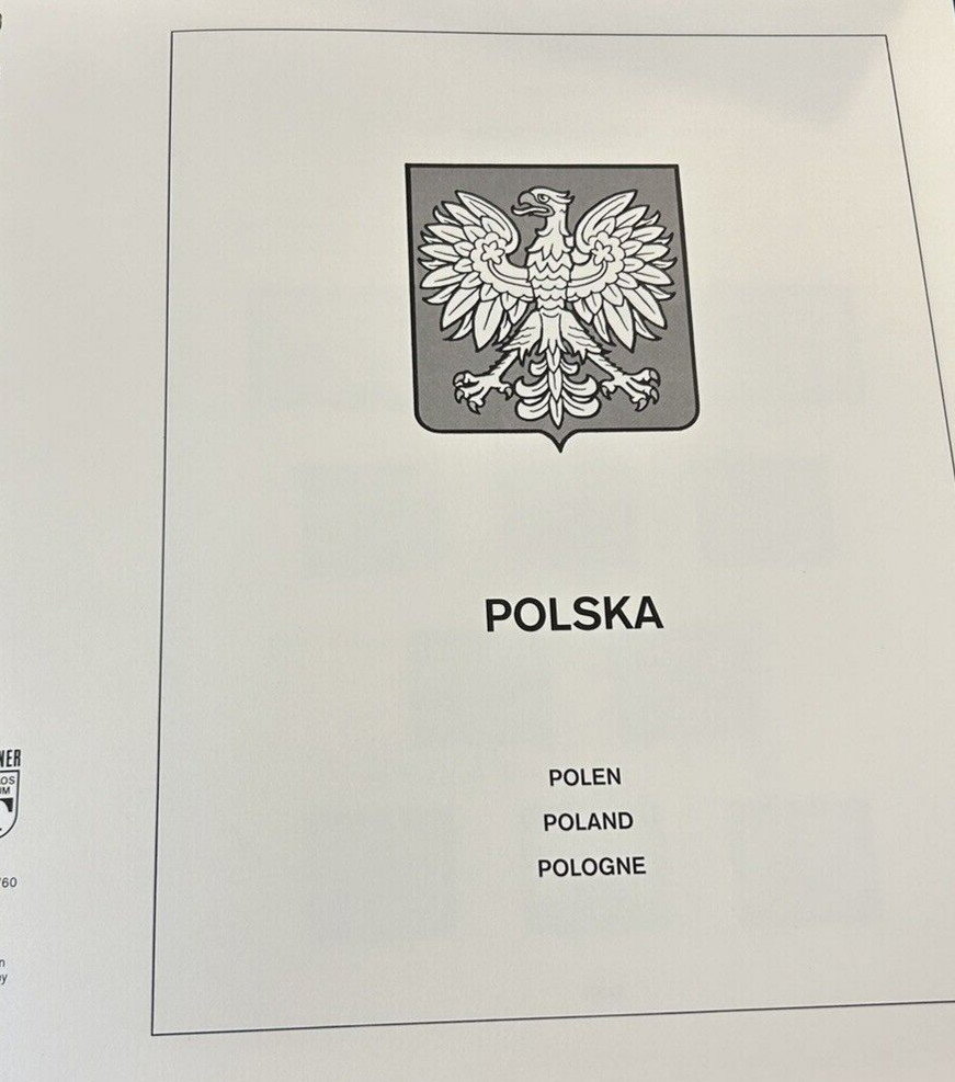 Lindner 217/60 Poland 1960-64 Polen pages hingless T-Printed 51 pages #s 89-140