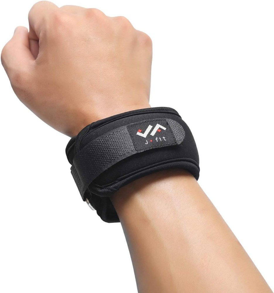 Two 1 LB Adjustable Wrist Weights - Versatile for Training and Daily Activities