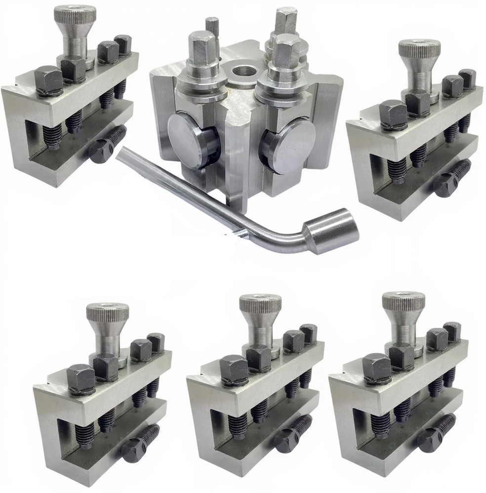 T2 Quick Change Tool Post Set 5 Holders Dixon Type Lathe 26mm