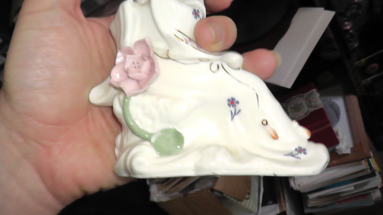 asian porcelain figurine woman japan japanese ? vintage