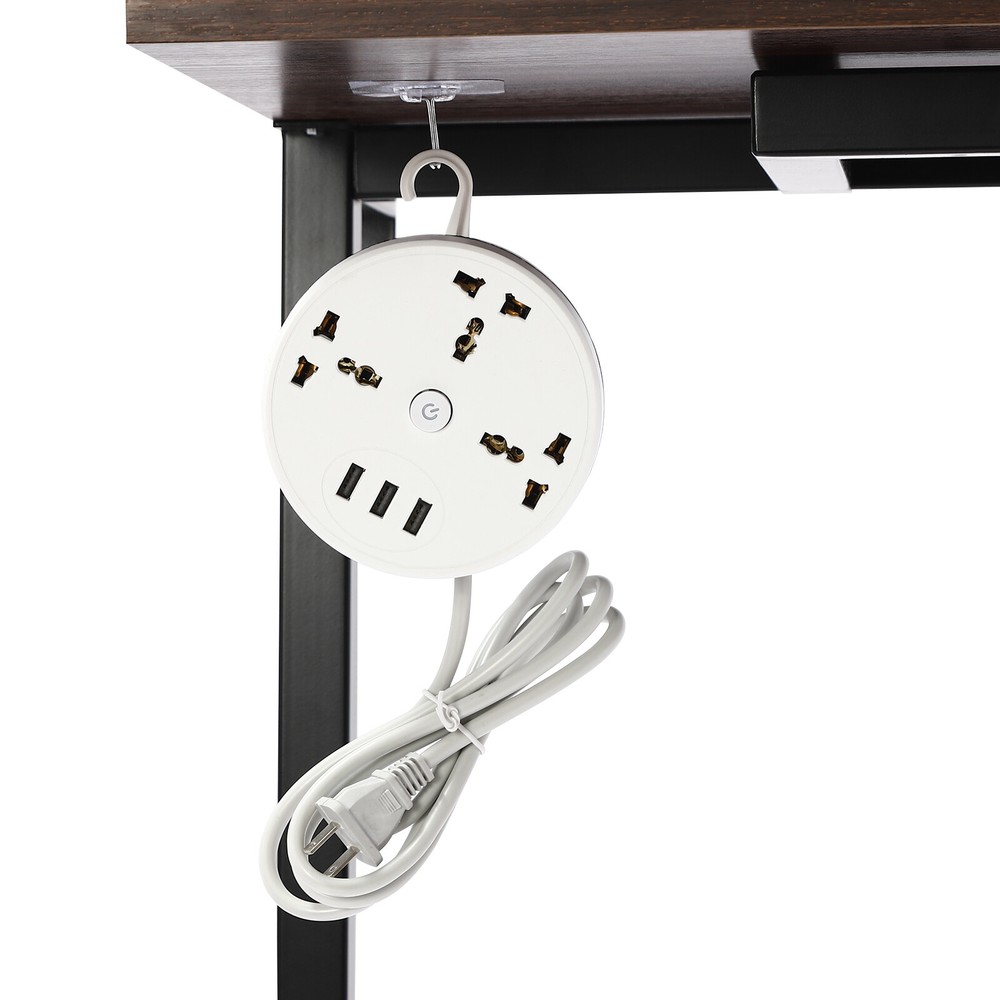 Wall-Mounted Desk with 3-Tier Storage – Space-Saving Design
