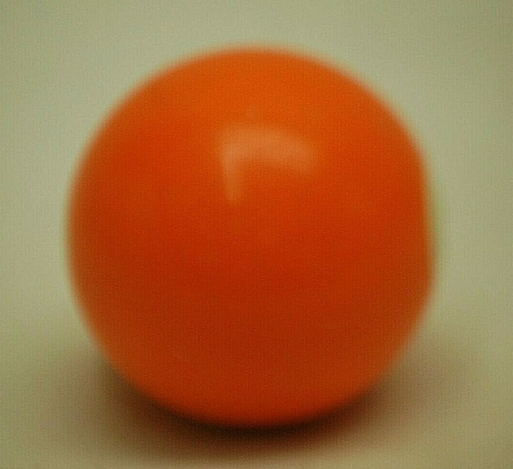 Pool Table Billiard Ball #5 Solid Orange Vintage Replacement Piece