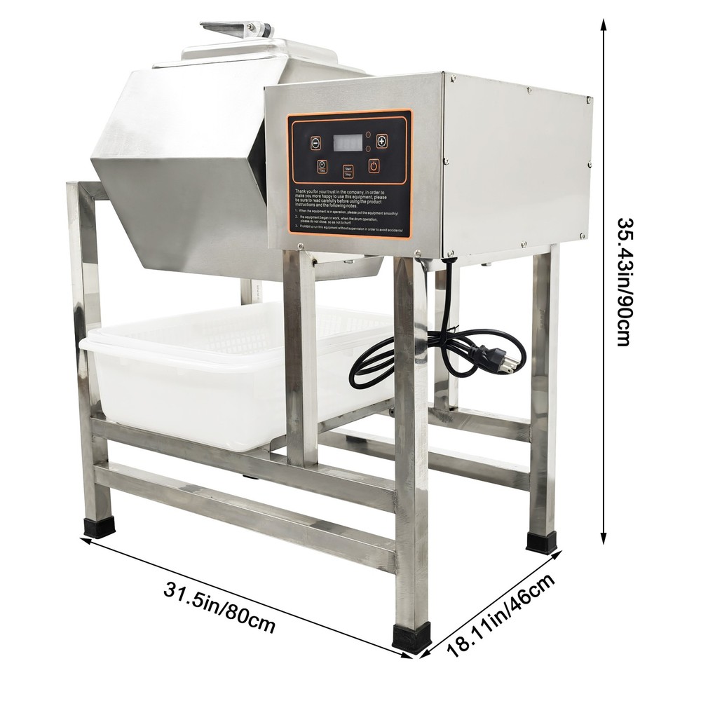 45L 110V Hexagonal Rotatable Pickling Machine Meat Vegetable Marinating Machine