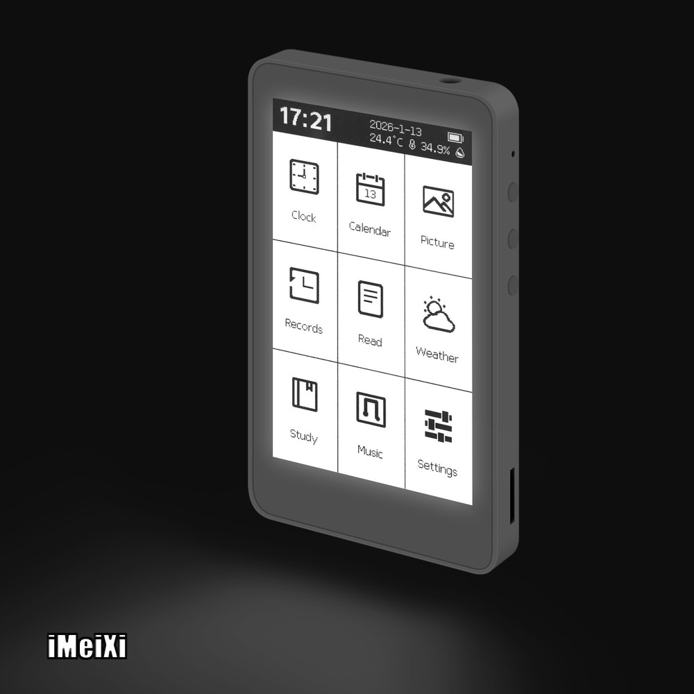 HamGeek M3 Portable E-Book Reader Touch Screen E-Paper 10-Level E-Ink Display