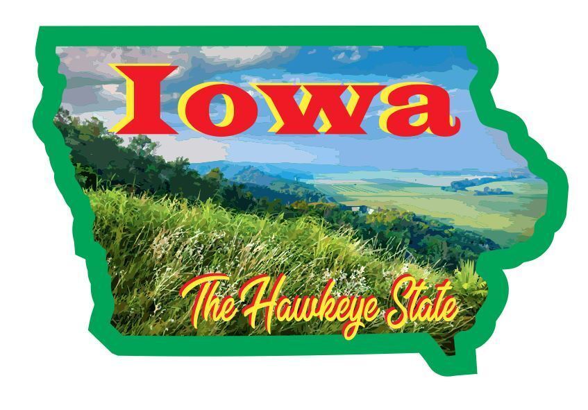 Iowa Sticker Decal