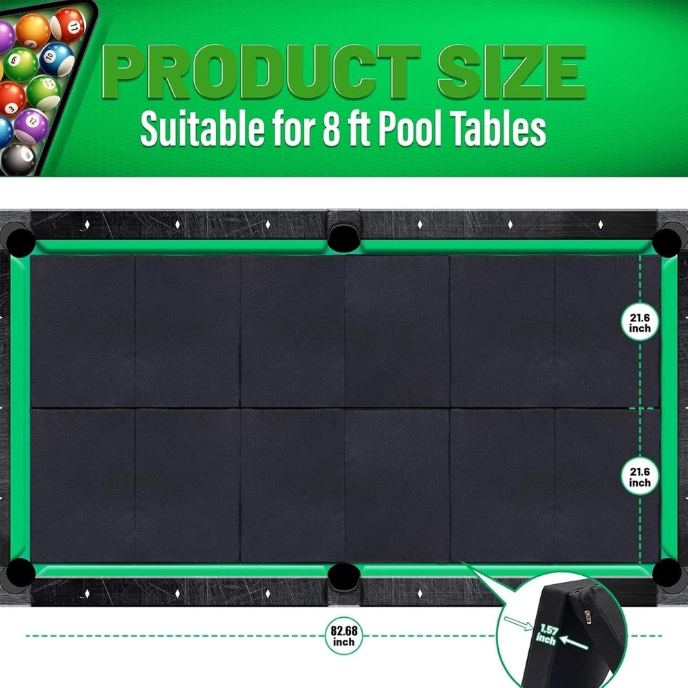 Pool Table Insert Mat for Pool Table Protection Billiard Table to Dining Table F