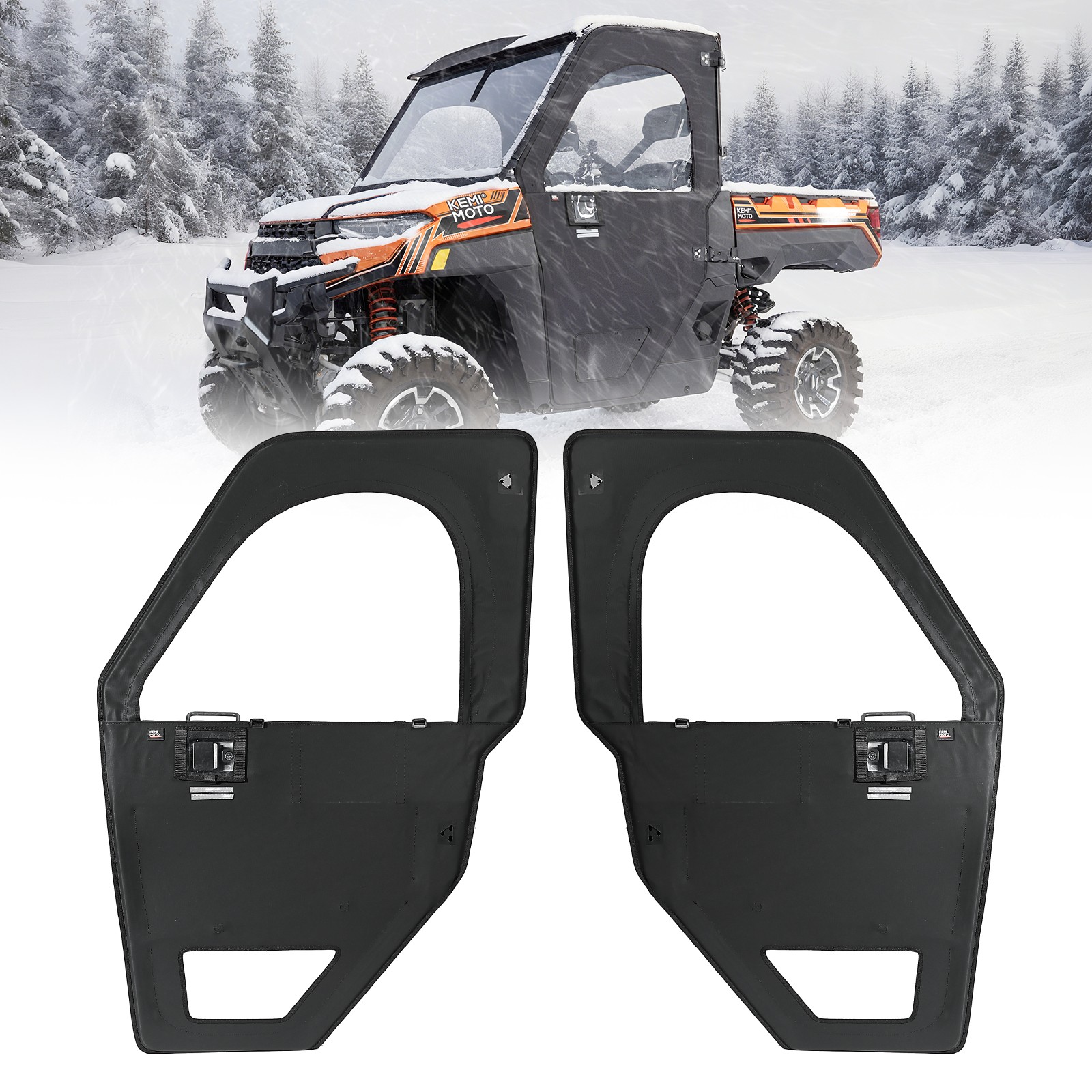 For Polaris Ranger 1000/ XP 1000 Frame Soft Door Kit Cab Enclosure 2020-2025