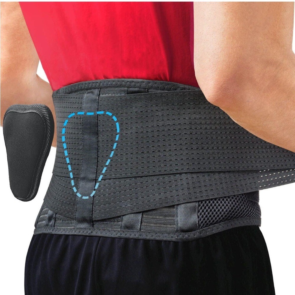 Sparthos Back Support Belt-Relief from Back Pain,Sciatica,Herniated Disc (Small)