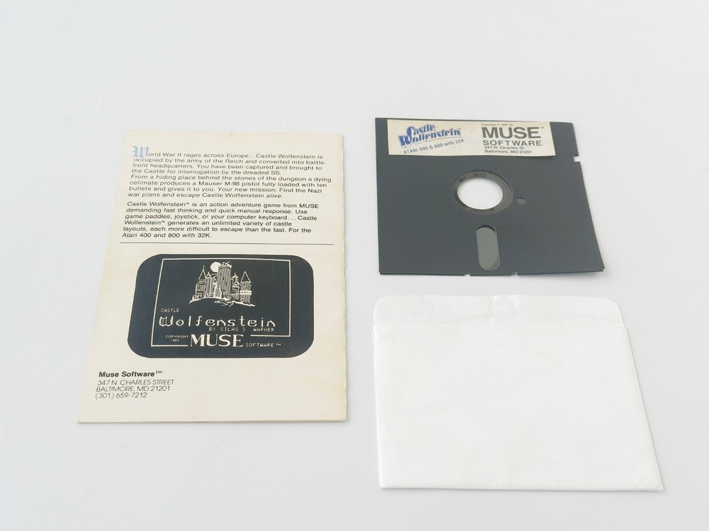 Castle Wolfenstein - MUSE Software - 1982 / Atari 400/800