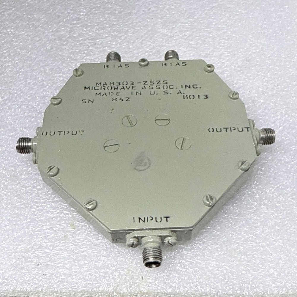 MICROWAVE ASSOCIATES  COAXIAL SWITCH MAH303-2525 NOS