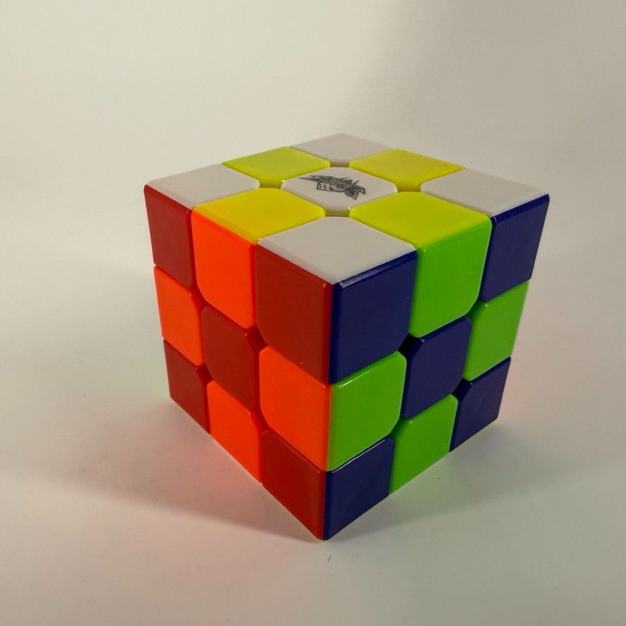 3-D-Fantix Cyclone Speed Cube Stickerless Magic Cube 3X3 Brainteaser