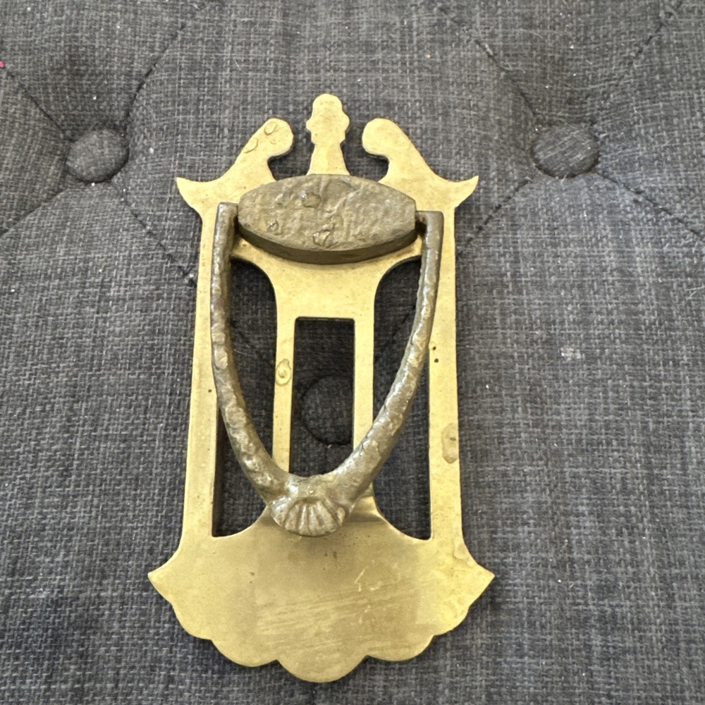 Vintage Art Deco Brass Knocker