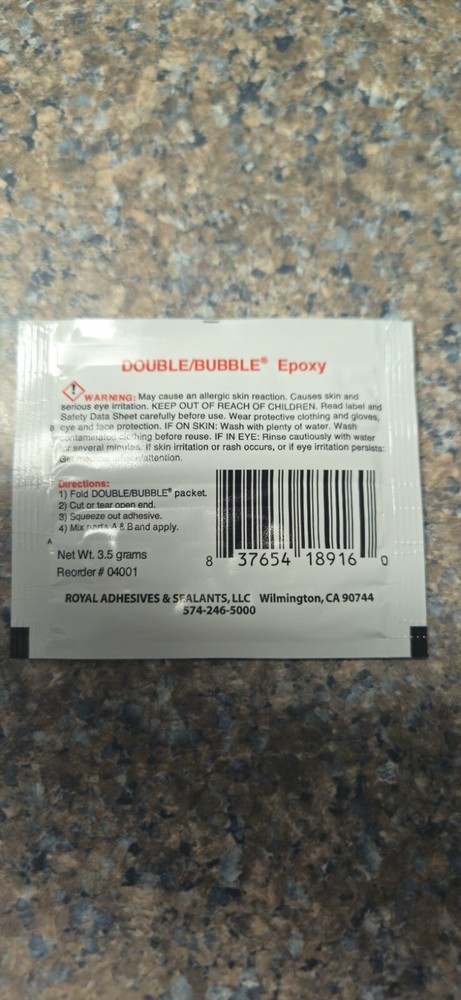 Hardman DOUBLE BUBBLE Epoxy 10 Packs 3.5 Grams