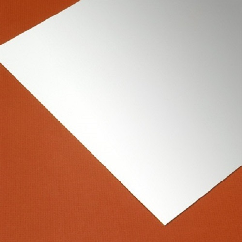 White Polystyrene Plastic Sheet - 0.080" Thick - 24" x 24" - Thermoforming