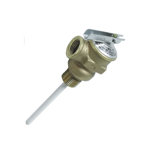Camco 10423 1/2 inch Auto Temperature and Pressure Valve with 4" inch Probe