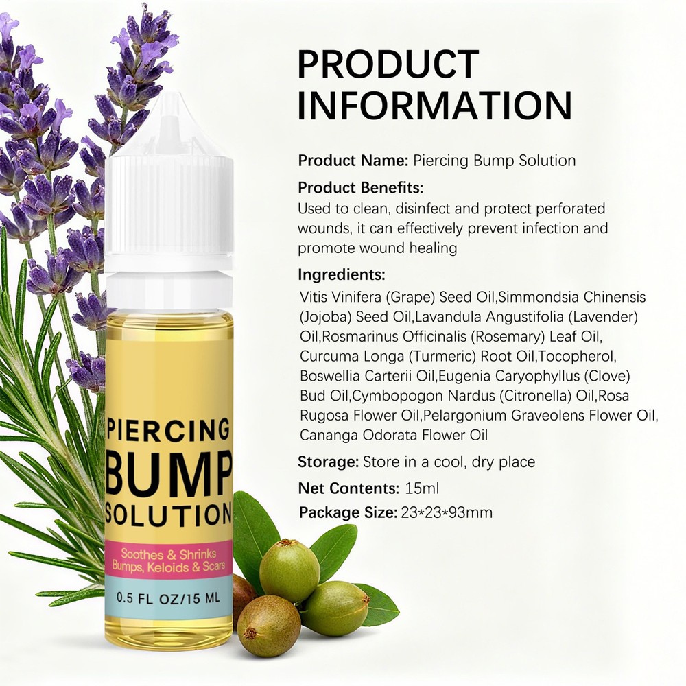 Base Labs Piercing Keloid Bump Duo | Piercing Bump Solution + Keloid Bump Gel