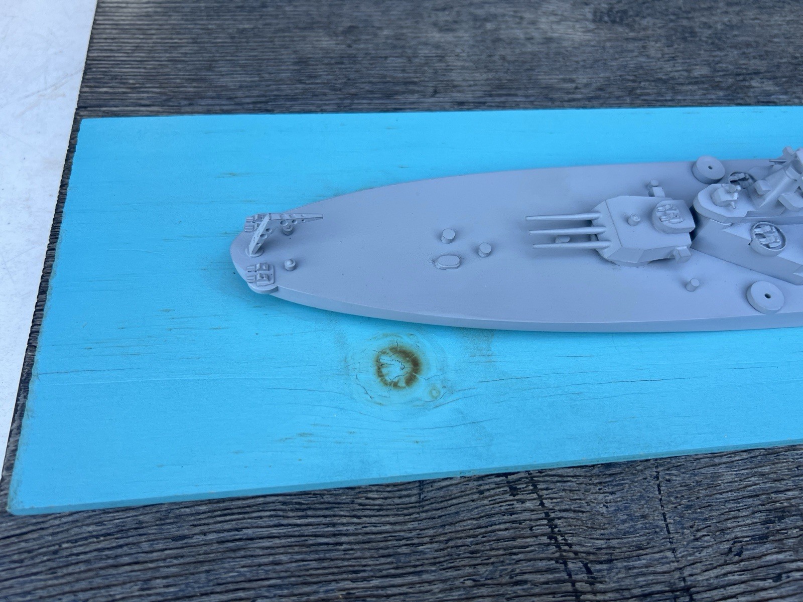 Vintage Comet Metal Prod. WW2 Recognition Model 5AA Series USS Missouri 1:500