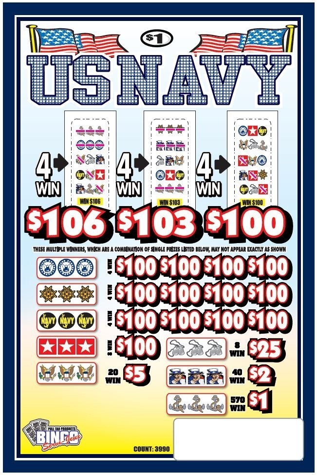 NEW pull tickets NAVY - Instant Tabs