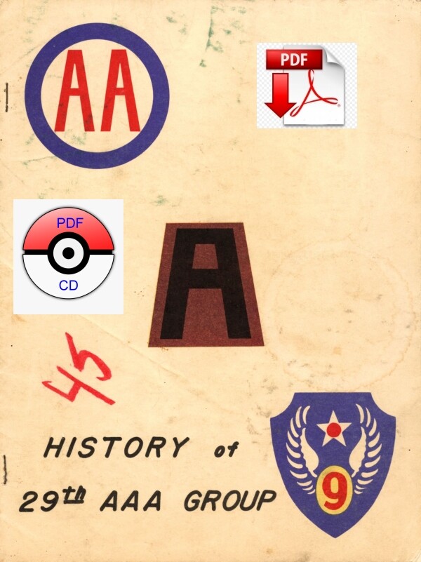 *CD File 29th AAA Group – History WW2