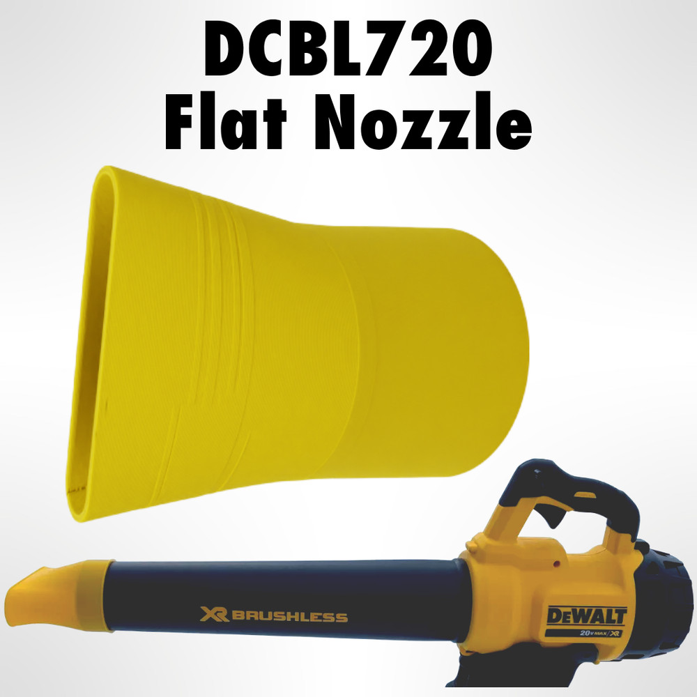Dewalt 20V Flexvolt Leaf Blower DCBL720, DCBL720B, DCBL720P1 Flat Tip Nozzle