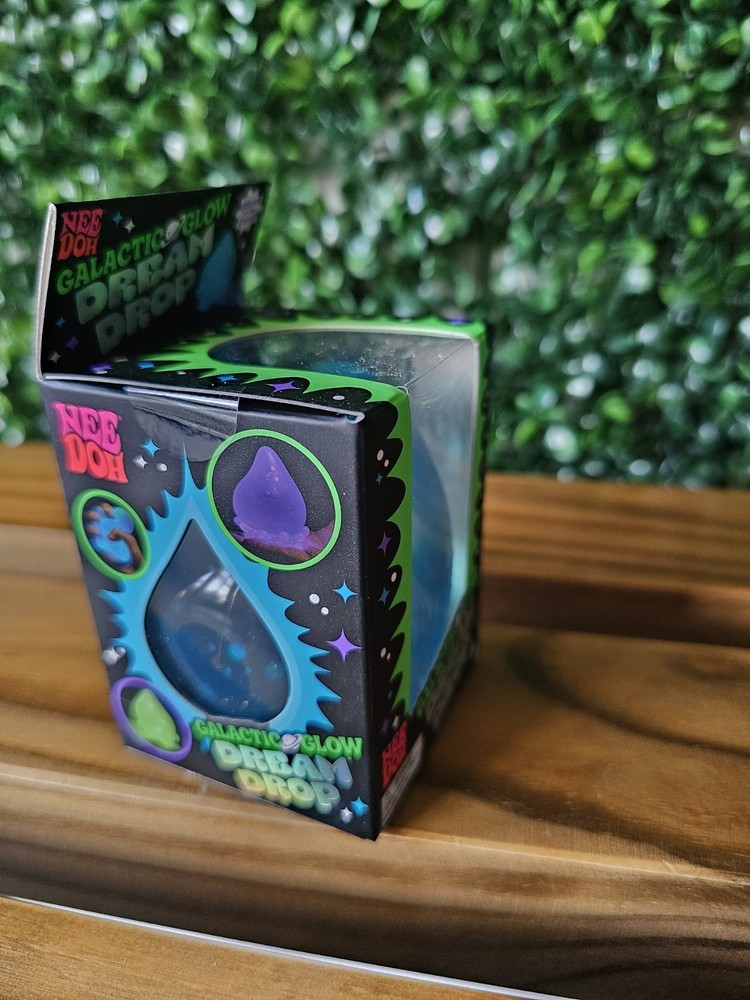 BLUE Needoh Nee Doh Galactic Glow Dream Drop EXTREMELY RARE AUTHENTIC