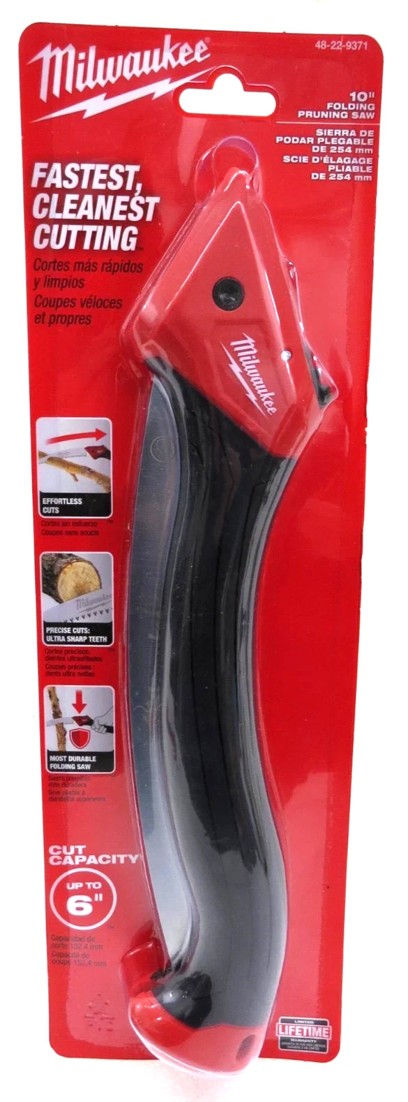 Milwaukee 48-22-9371 10" Heavy Duty Folding Pruning Saw