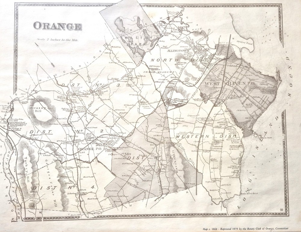 Map of Orange CT