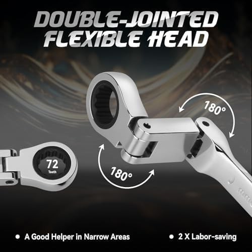DISEN Double Jointed Extra Long Set (Silver), Bright Silver