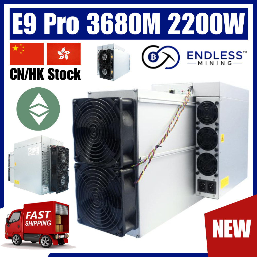 Bitmain Antminer E9 Pro 3680Mh/s - Input Voltage 220-277V NEW | Endless Mining