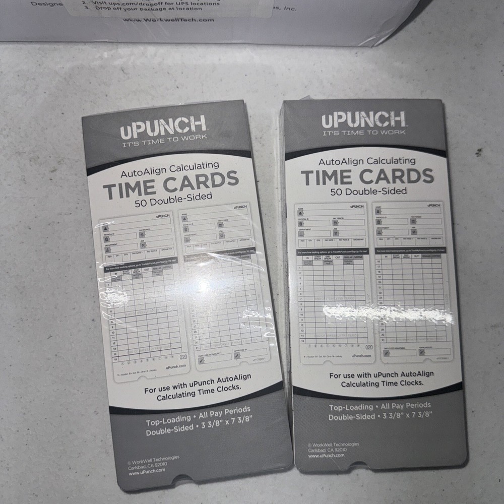 uPunch HN2500C Bundle Time Clock & 100 Time Cards