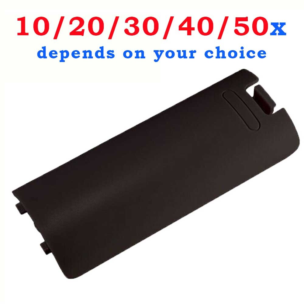 LOT 10-50Pcs Replacement Battery Cover Shell Case Clip For Wii Remote Controller