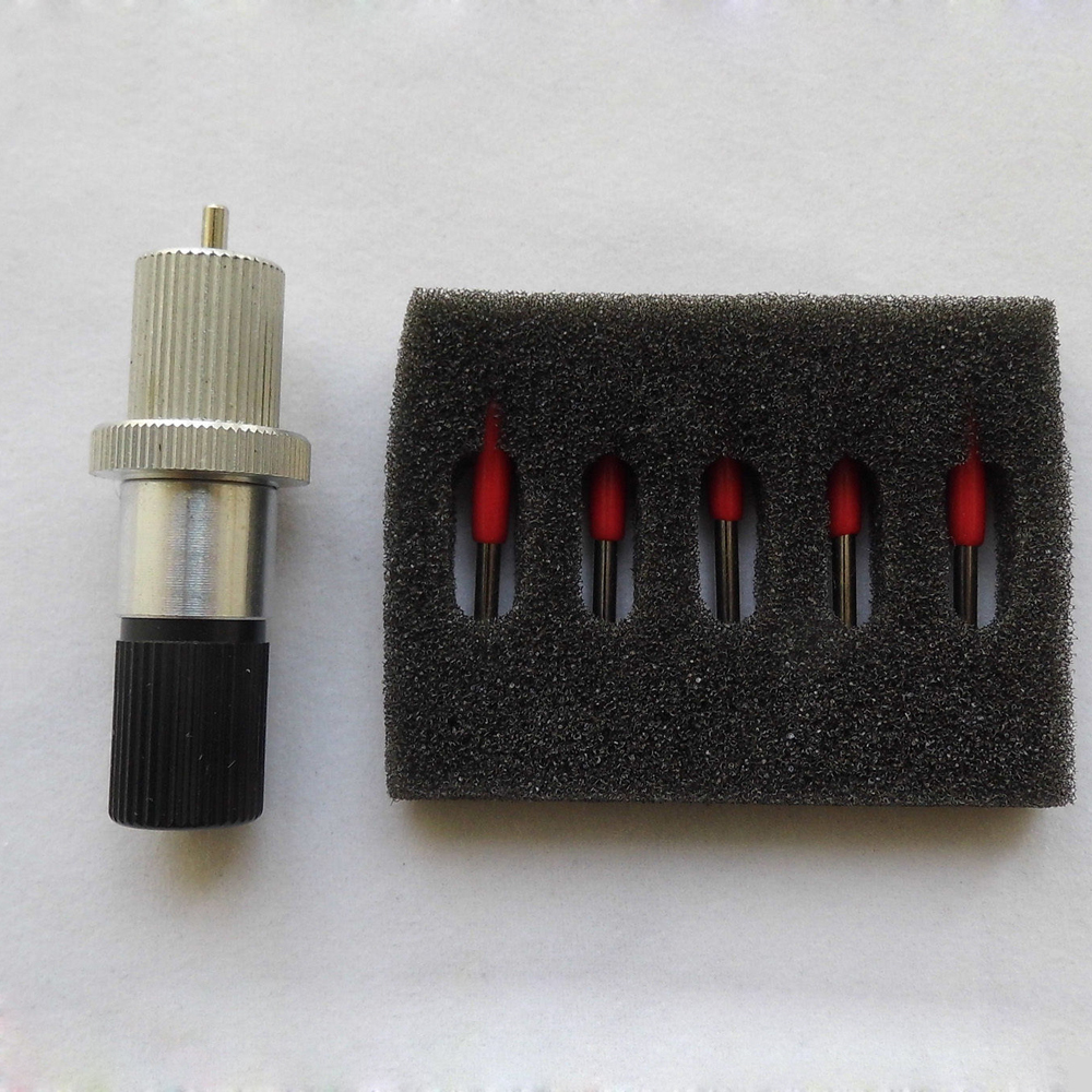 5 pcs 45 degree 45° GCC Cutting Plotter Vinyl Cutter Blade +  Holder