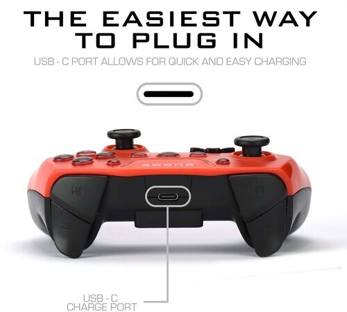 Surge SwitchPad Pro Wireless Controller: Red for Nintendo Switch [New ]