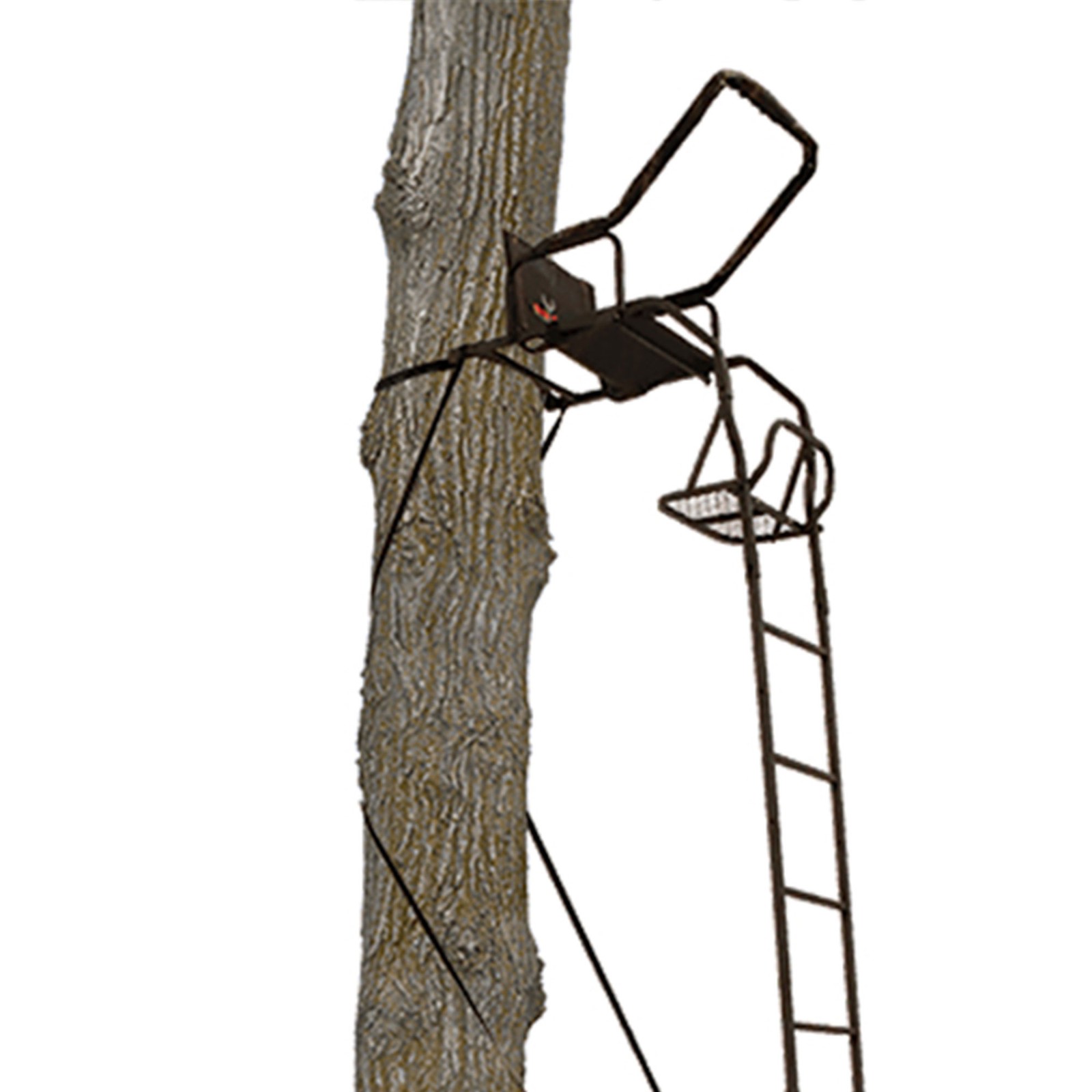 Big Game Warrior DXT 17' Deer Hunting Ladder Climbing Tree Stand w/Flex-Tek Seat
