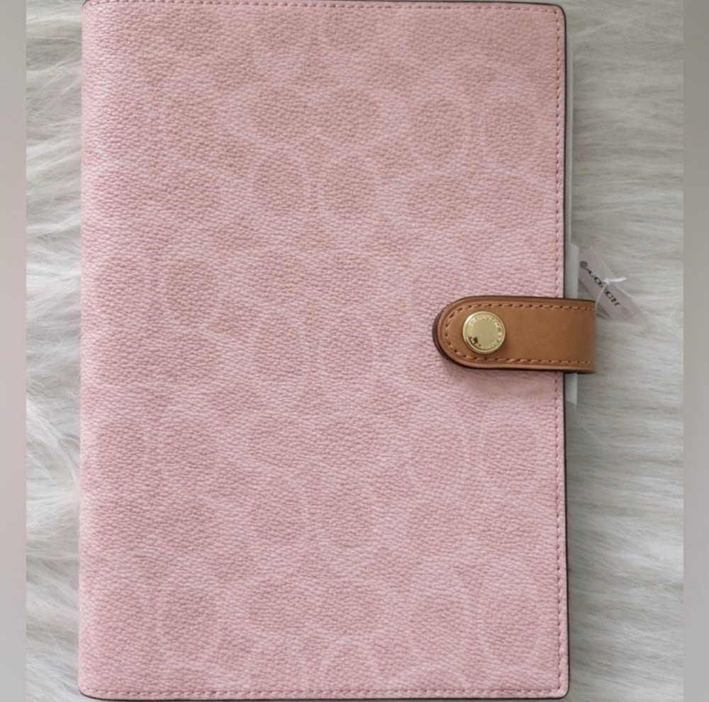 Coach Powder Pink Notebook 2026