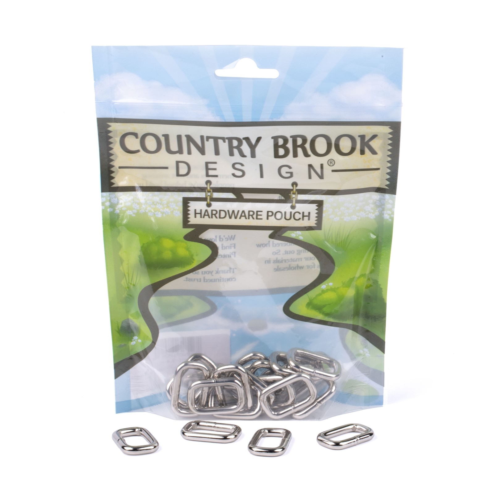 Country Brook Design® 3/4 Inch Heavy Welded Rectangle Rings, 25 Pack