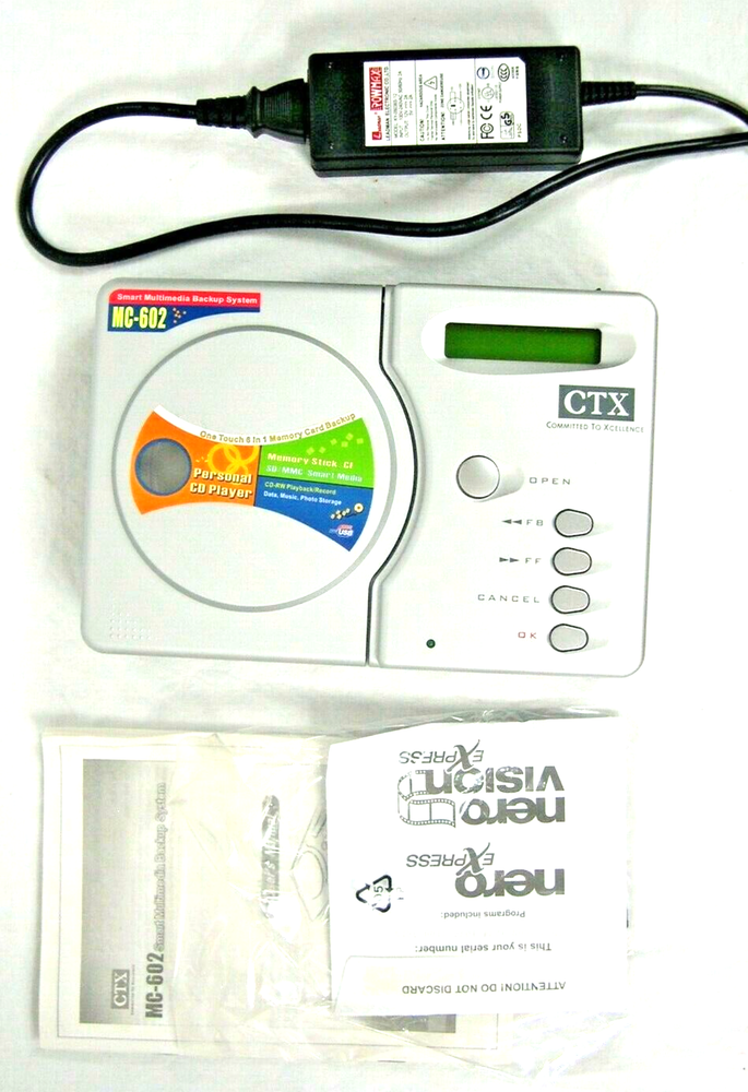 CTX Smart Multimedia Backup System Model MC-602