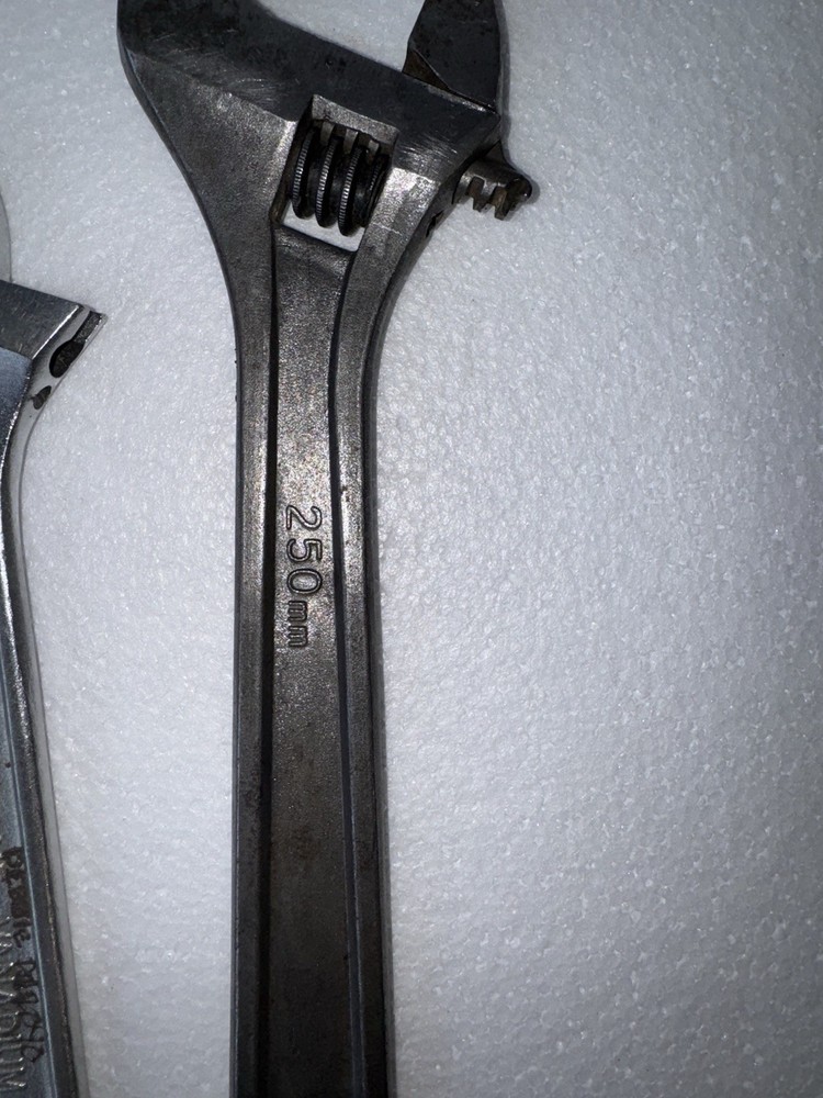 Adjustable Wrench Set 6” 8” 10” — Hand Tools Lot (3 pcs)