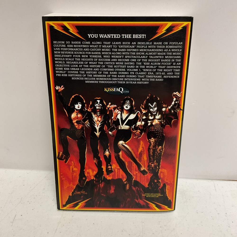 KISS ALBUM FOCUS 3RD EDITION KINGS OF THE NIGHT TIME WORLD 1972-82 BOOK