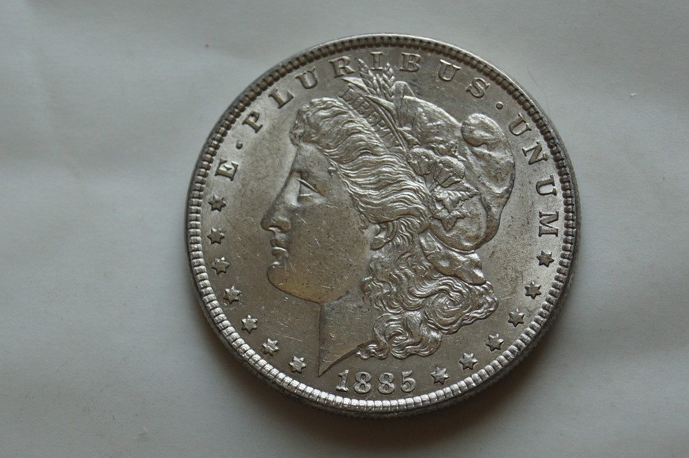 1885 p morgan silver dollar