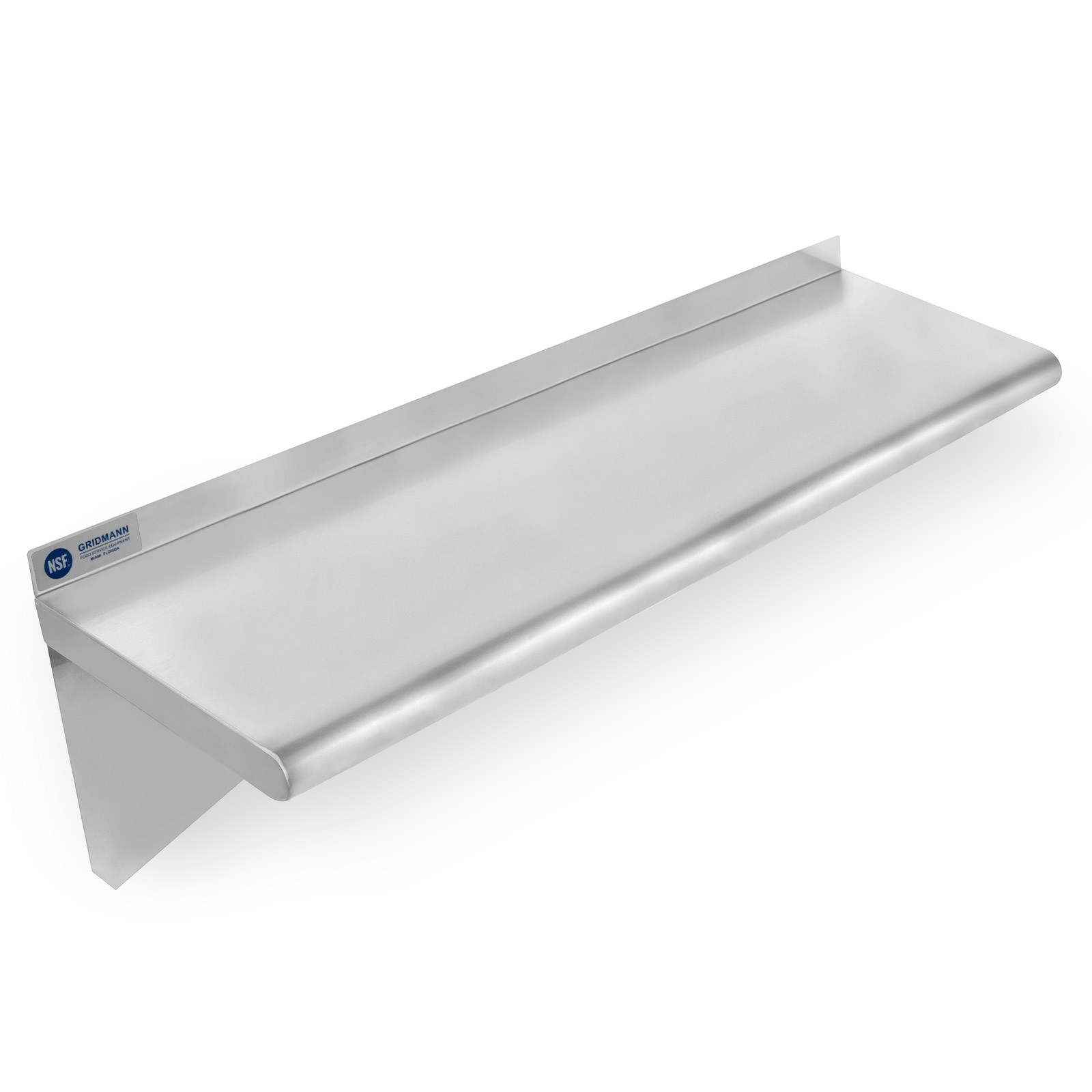 OPEN BOX - Stainless Steel Commercial Kitchen Wall Shelf Restaurant - 12" x 36"