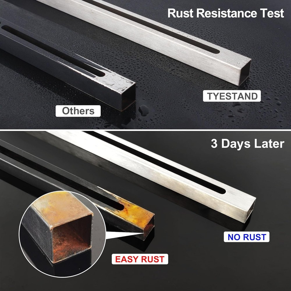 CPT-4 Undermount Sink Supports Brackets Adjustable Stainless Steel Installation